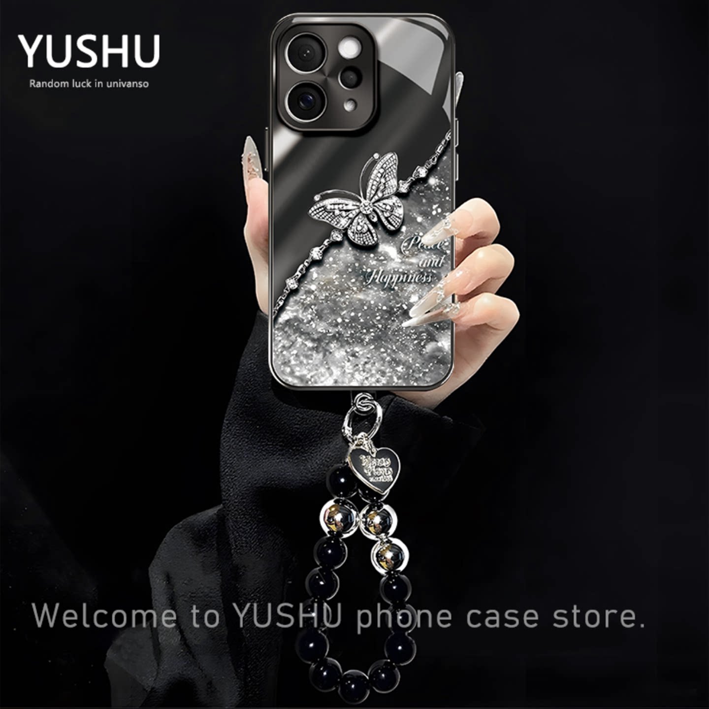 轻奢感钻石蝴蝶适用vivos50/s60手机壳新品高级感s30/s20pro网红爆款手机壳s19/s18/s17防摔外壳气质保护套女