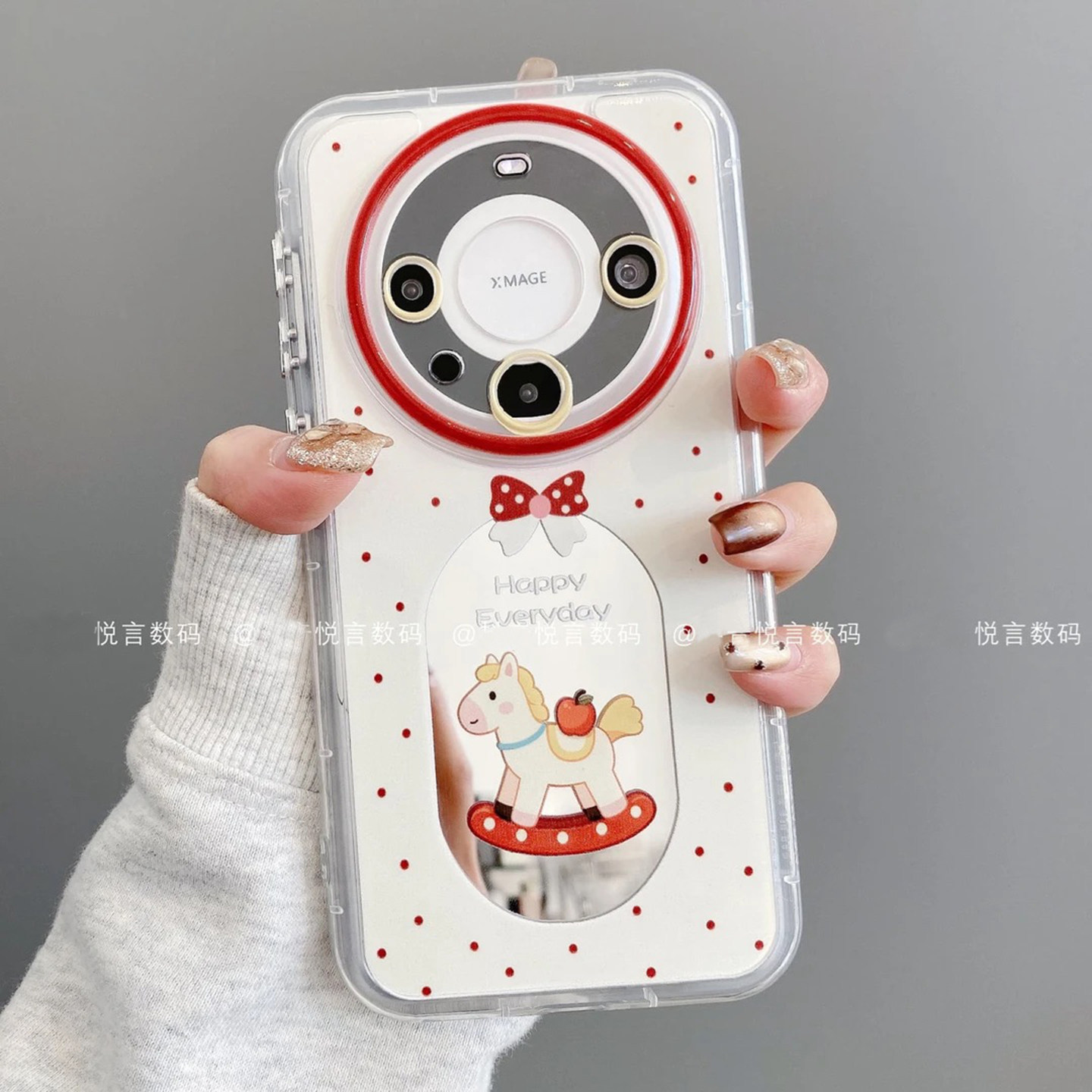 蝴蝶结波点小马适用华为mate60pro手机壳新品高级感mate70pro网红爆款手机壳mate80好看的外壳防摔保护套女生