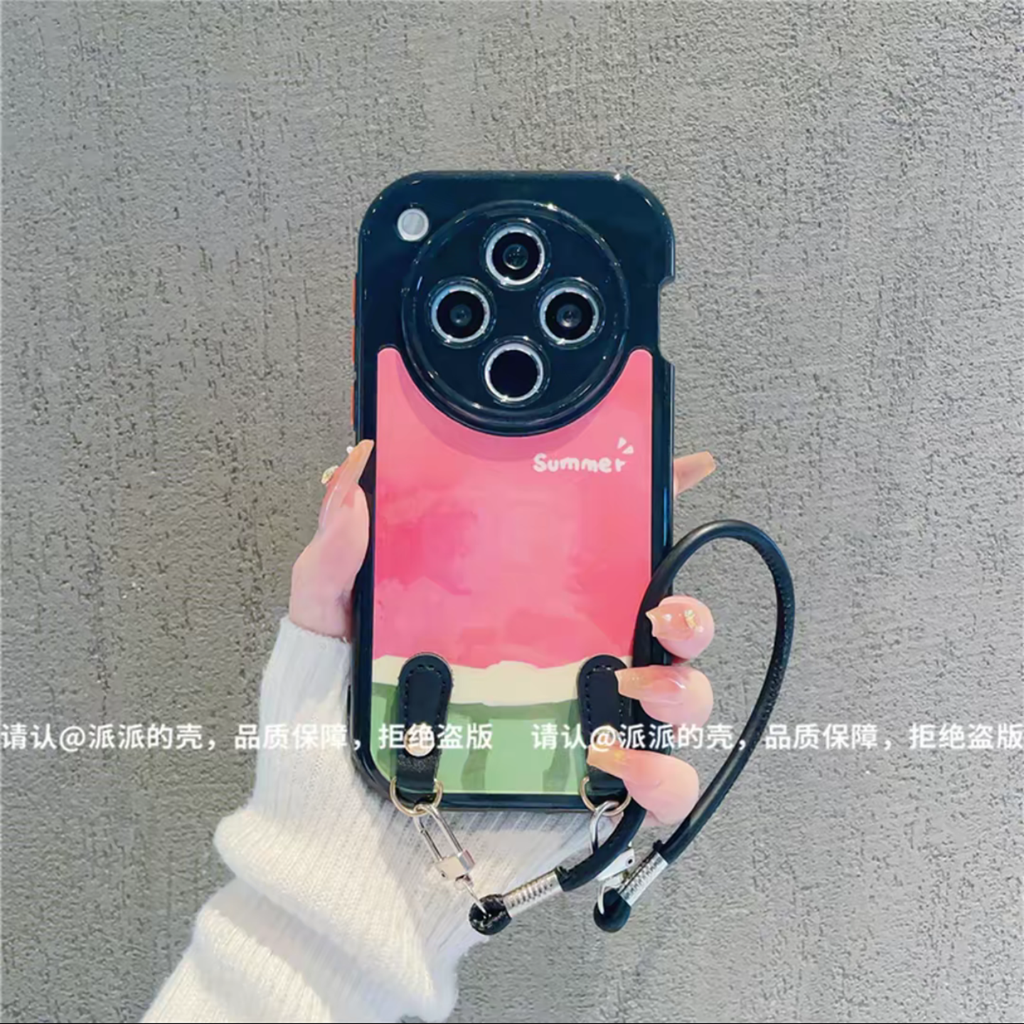 ins风小清新夏天西瓜适用oppofindx8pro手机壳新款高级感findx8s网红爆款手机壳findx6硅胶外壳防摔保护壳女