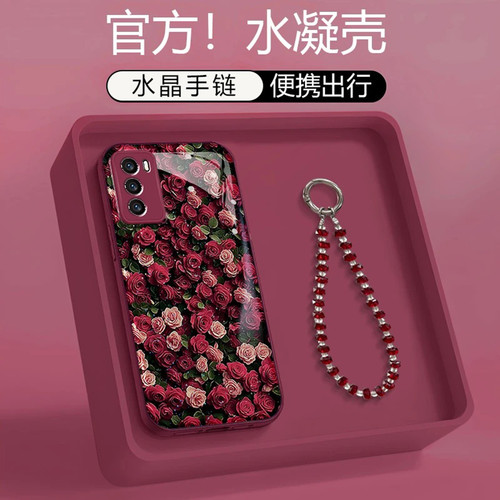 樱桃红满屏玫瑰适用opporeno12/11手机壳新品高级感reno15/16pro网红爆款手机壳reno14/13防摔外壳保护套女生