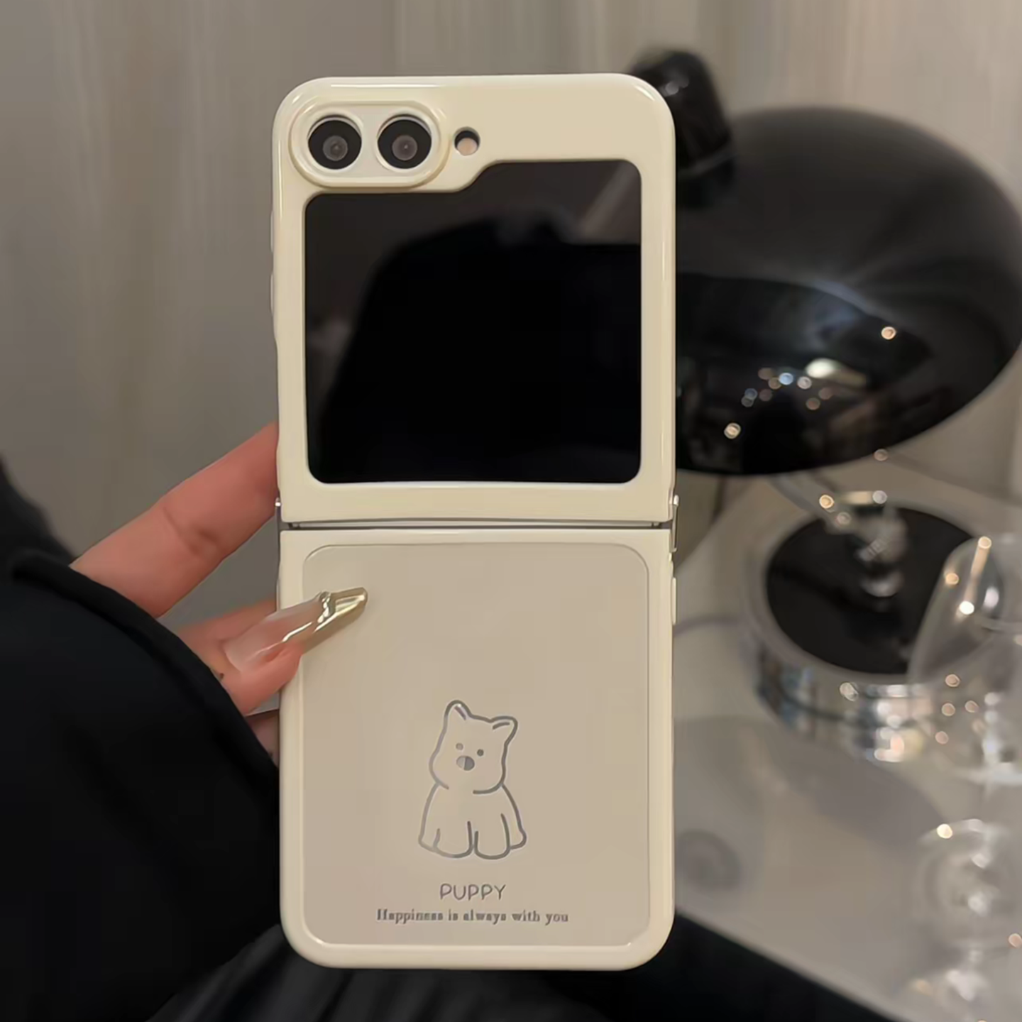 ins风可爱小狗适用三星zflip6手机壳新款高级感zflip5网红爆款折叠屏手机壳zflip4/3硅胶防摔外壳保护套女,3C数码配件,手机保护套/壳,淘宝优惠券,粉丝福利购,淘宝优惠卷