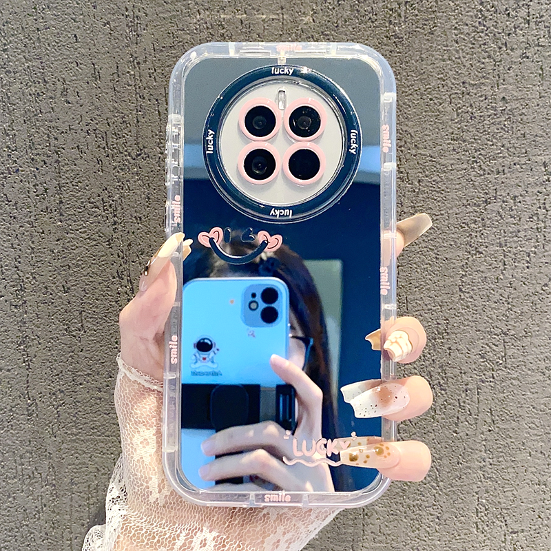 ins风爱心笑脸适用华为mate50pro手机壳新品高级感mate60/70网红爆款手机壳mate80promax好看的防摔保护壳女