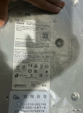 可维修思科交换机C9300-48T正品，，无包装，双电议价