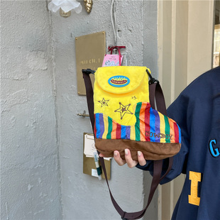 稀奇古怪的小包包女秋冬2024新款尼龙小众设计卡通可爱单肩