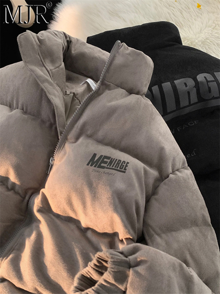 高端男士保暖棉衣2025年秋冬季新款美式覆古痞帅外套男款立领棉服