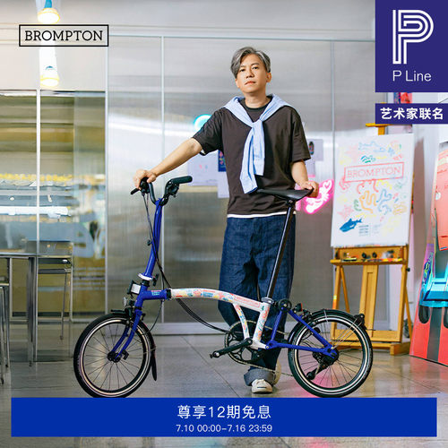 小布PLine12速折叠车深圳限定