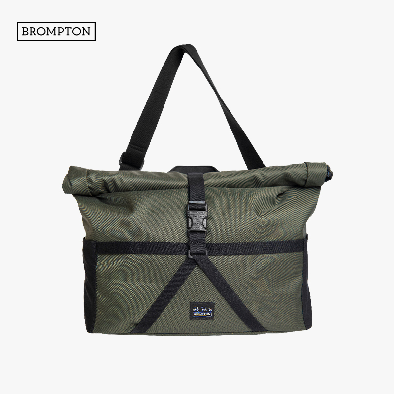 BROMPTON户外卷口包中号橄榄绿