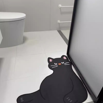 KB猫咪浴室地垫硅藻泥吸水脚垫