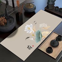 国风中式茶旗吸水速干禅意茶巾防水防油防滑餐垫隔热防烫隔热茶巾