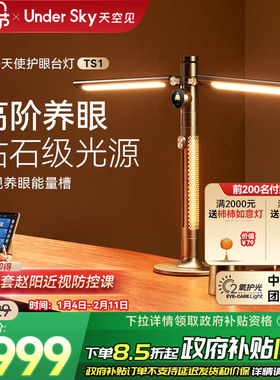 UnderSky天空见TS1台灯护眼学习专用防近视儿童阅读灯全光谱台灯
