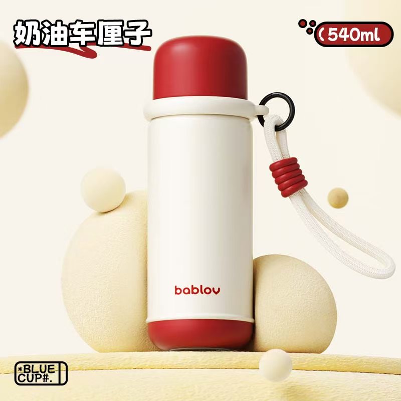 bablov保温杯女生水杯2025新款高颜值学生小巧便携随行杯情侣杯子