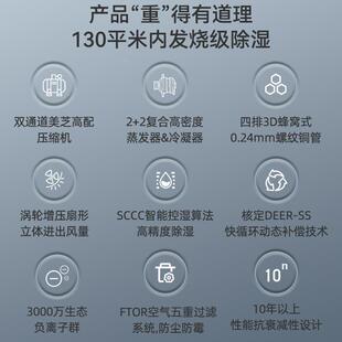 干抽 PR墅O业除湿机家用衣地下宫一室别抽菱湿机58217除净化工体