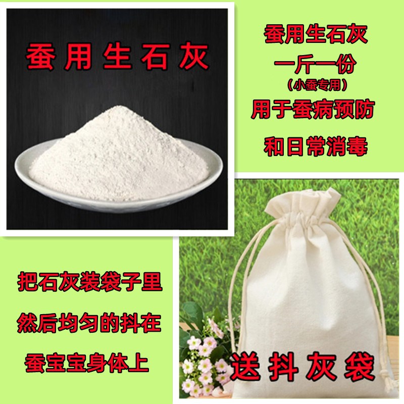 热销蚕宝宝专用石灰粉小蚕大蚕蚕卵桑叶蚕用工具T蜕皮时清理消毒图片