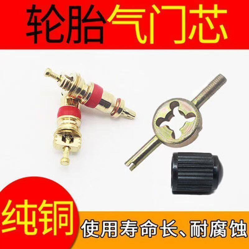 热销汽车轮胎气门芯摩托车气x门针扳手加气嘴快排阀高压低压气芯
