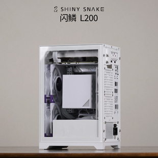 9060XT 闪鳞 5060 9800X3D 桌面迷你ITX风冷游戏主机电竞SFX L200