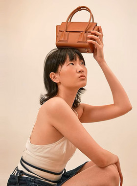 手提包时尚笑脸包高级感大容量通勤女士包包简约质感单肩斜挎包女