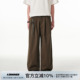 宽松长裤 通勤四季 女 男生情侣直筒裤 FORNINES莱赛尔混纺阔腿休闲裤