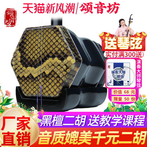初学者红木紫檀黑檀专业演奏二胡