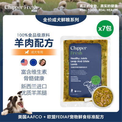 奇贝派跑跳状态新西兰羊成犬鲜粮