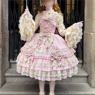 原创设计Lolita洋装 韩菇凉 doll感jsk吊带连衣裙夏季 宝石之冕