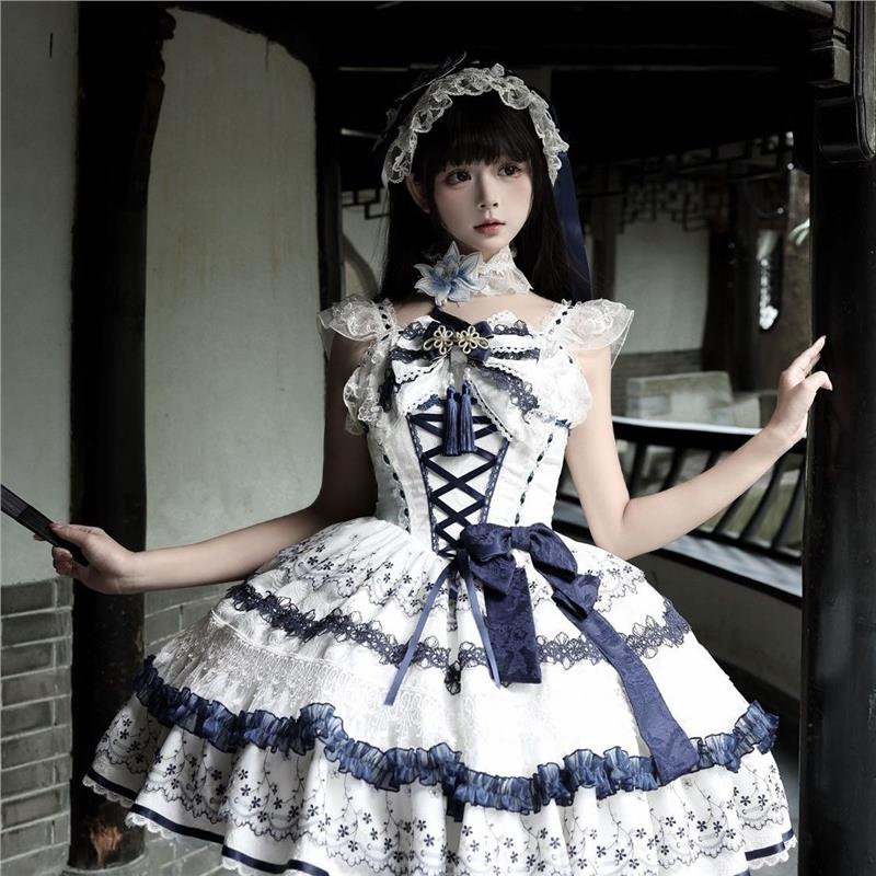 青鸳赋韩姑凉洛丽塔连衣裙Lolita