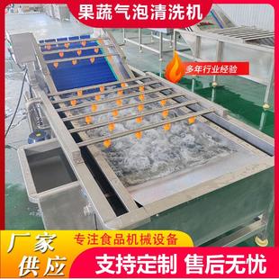 工厂气泡洗果机果蔬气泡清洗设机 叶类菜果661蔬清洗洗备肉清机器