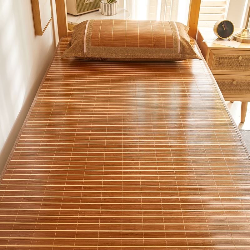 DOUBLE-SIDED BAMBOO MAT COOL MAT STUDENT DORMITORY SINGLE BED RATTAN MAT UPPER AND LOWER BUNK STRAW MAT HOME SUMMER ICE SILK MAT NAKED SLEEP