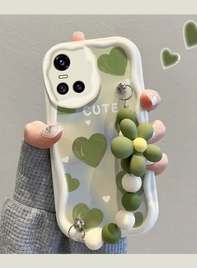 适用vivos10手机壳女新款高级感viv0防摔简约绿色爱心pro散热软壳小清新创意s10e网红挂绳镜头全包硅胶保护套