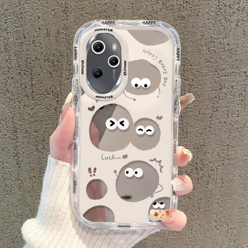 苹果系列新款镜面搞怪煤球手机壳