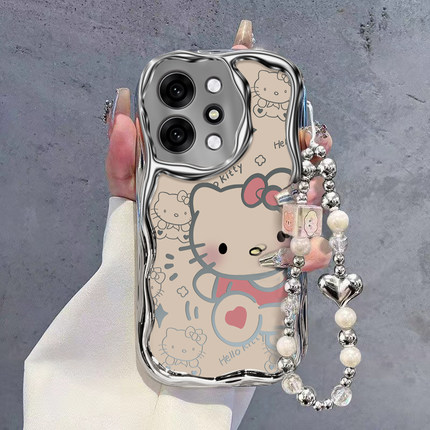 适用OPPOReno14手机壳Reno13Pro新款12小众11卡通reno10Pro+可爱9爱心kt猫8Pro奶油纹7se硅胶6保护套5防摔4SE