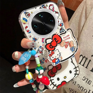 适用OPPOFindX8Ultra手机壳卡通创意X8S 可爱满屏KT猫findx7硅胶保护套findX6防摔外壳FindX5Pro支架加挂绳