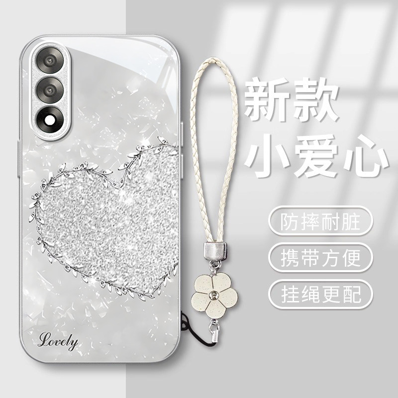 适用一加Ace5至尊版手机壳Ace3Pro新款Ace3v潮流2Pro钻石爱心Ace2v玻璃Ace竞速版全包AcePro防摔保护套奢华女