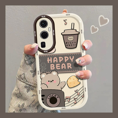 OPPORENO系列音乐小熊趣味软壳