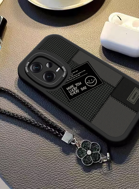 适用红米note12手机壳女生redmi高级感简约Turbo格子笑脸note11创意软壳12R硅胶11Tpro散热全包10全包保9护套