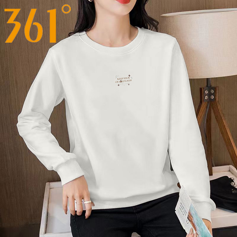 361运动卫衣女2026秋季新款女士女款运动服长袖圆领套头上衣女装