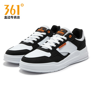 361板鞋男鞋2026春季新款黑白熊猫配色皮面低帮男士休闲运动鞋子