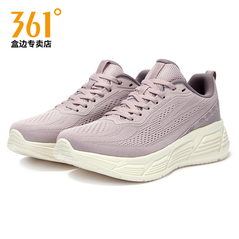 361女鞋2025新款秋季运动鞋粉色官方正品休闲网面透气轻便跑步鞋