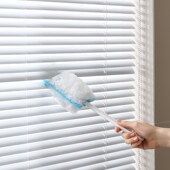 静电一次性除尘掸家用缝隙清扫毛发吸附灰尘蓬松鸡毛掸卫生清理器