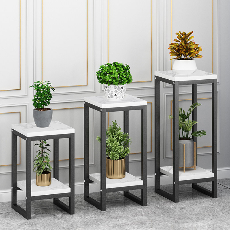 花架子客厅落地式室内铁艺多肉黄金葛植物摆放架简易装饰花盆托架