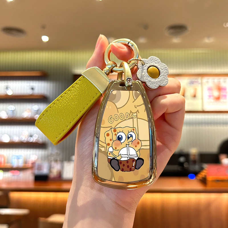 北汽威旺北京BJ40海绵宝宝钥匙套