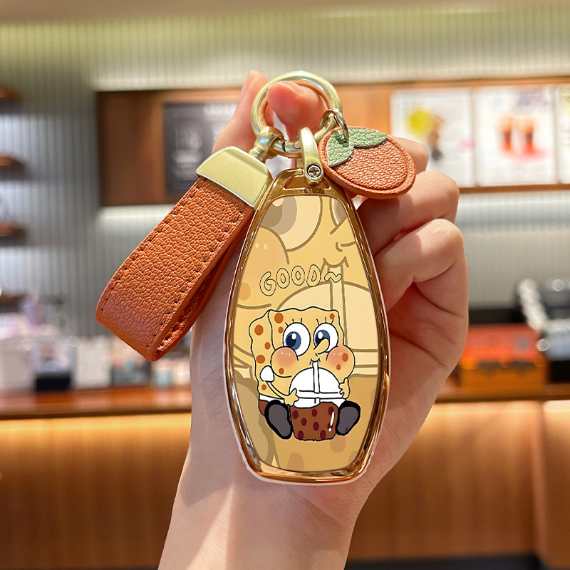 红旗H5H6HS5海绵宝宝钥匙套