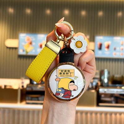 钥匙套tpu软胶发财小新MINI卡通