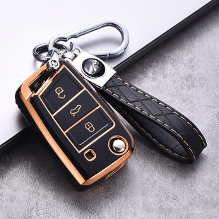 2023款大众朗逸plus钥匙套新款壳21款个性女男22款汽车品男壳扣包