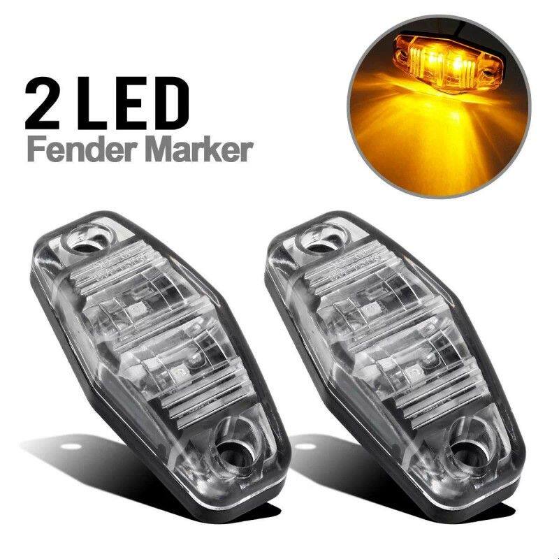 2LED高亮标志灯卡车边灯汽车改装侧边灯警示灯12V24V货车灯
