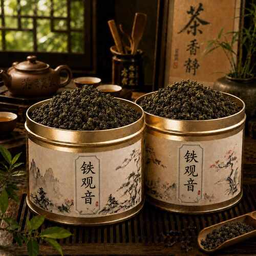 2春茶新茶正味铁观音茶叶浓香型自己喝礼装散装盒装安溪送礼铁罐