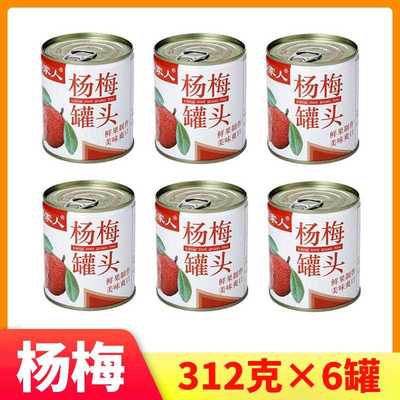 水果罐头混合装整箱糖水荔枝枇杷杨梅红毛丹