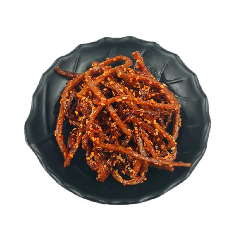 北海特产海鱼鲜零食小鱼鱼干小鱼黄银仔蜜汁鳗鱼丝散装即食香辣丝
