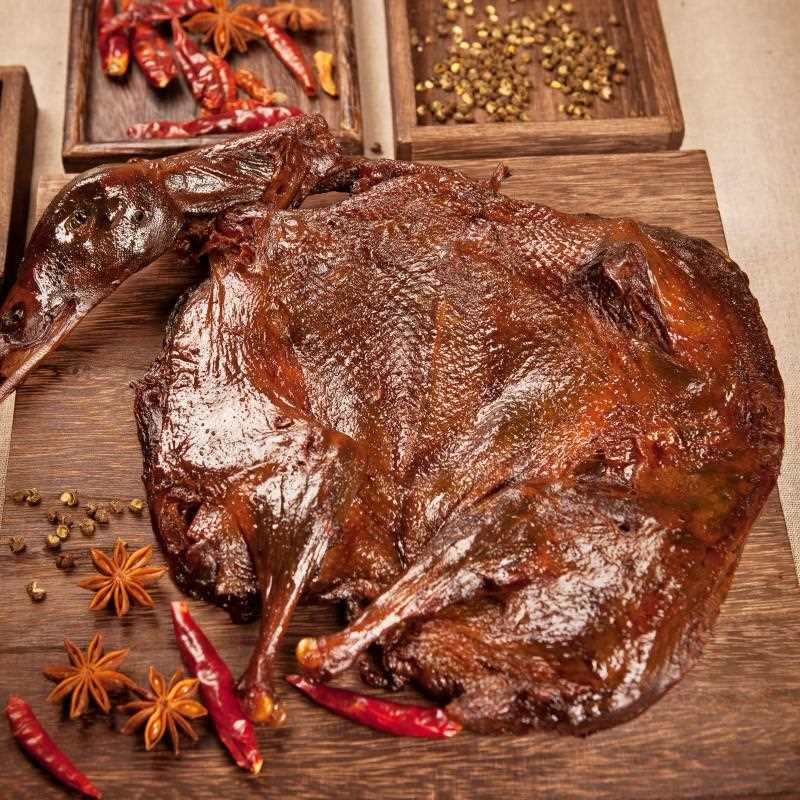 湖南特产安乡杨矮子酱板鸭辣酱鸭安乡香辣/特辣美食小吃图片