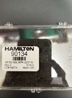 HAMILTON汉密尔顿进样针头，型号90134，KF722