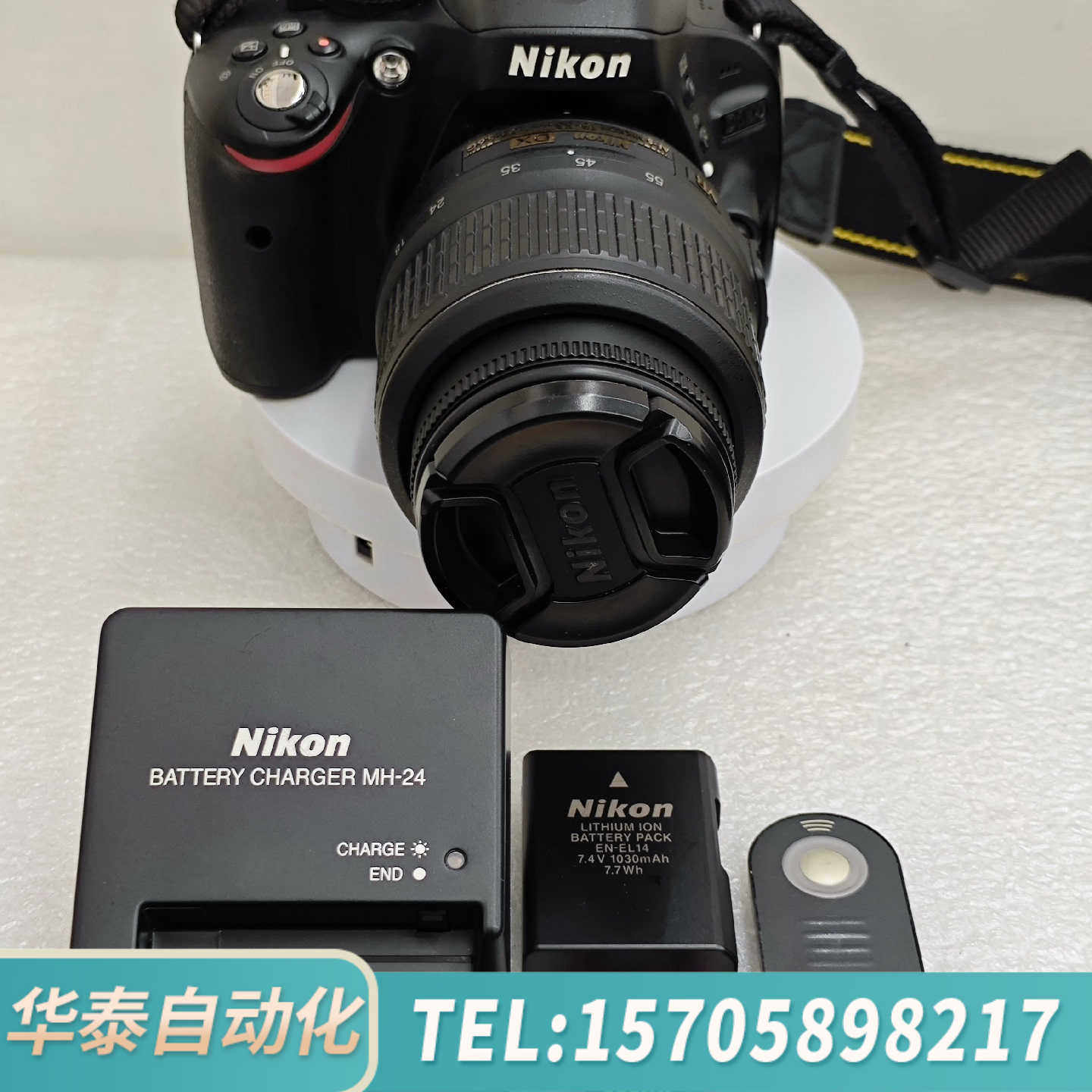 华泰尼康d5100反转屏单反，18-55镜头